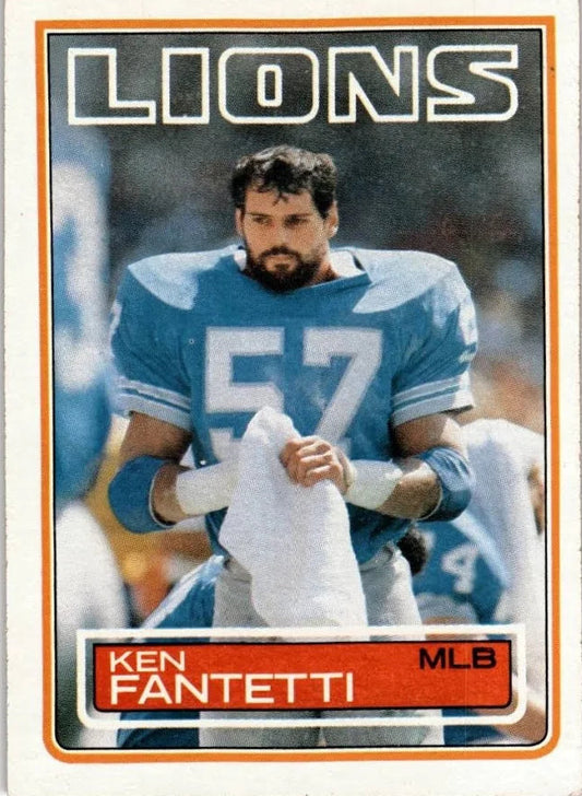 1983 Topps Ken Fantetti Football Card #64