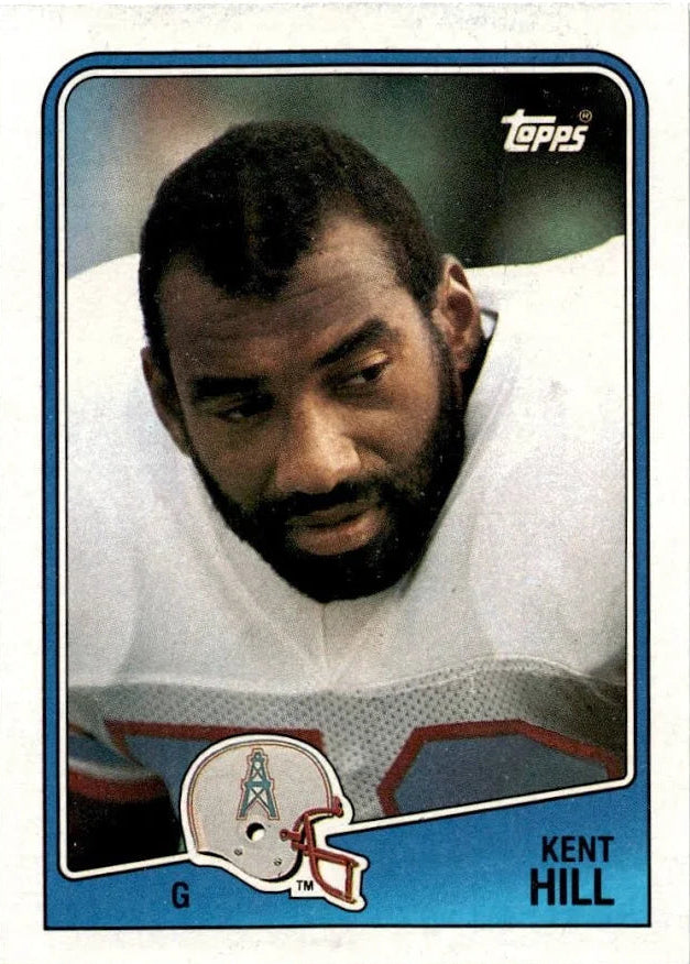1988 Topps Kent Hill Football Card #111