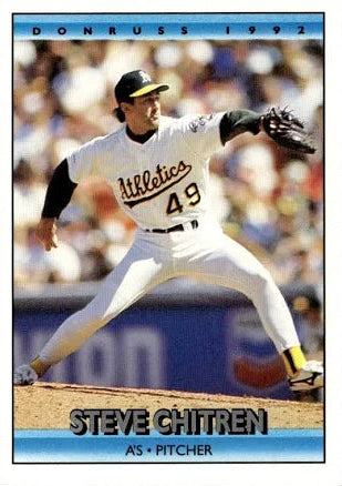 1992 Donruss Stephen Vincent Chitren Baseball Card #385