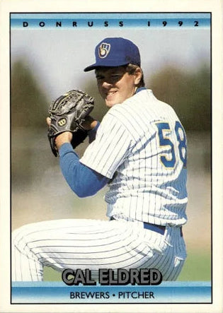 1992 Donruss Calvin John Eldred Baseball Card #718