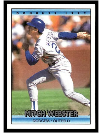 1992 Donruss Mitchell Dean Webster Baseball Card #714