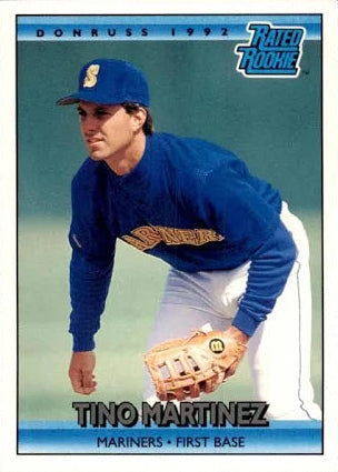 1992 Donruss Rated Rookie Constantino Martinez Baseball Card #410