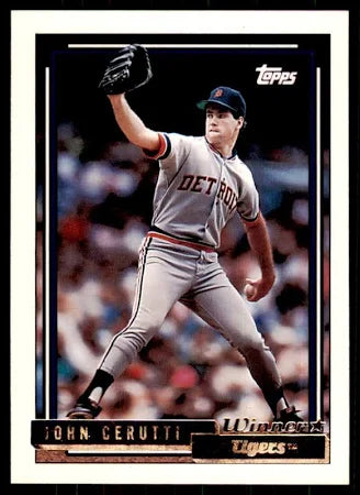 1992 Topps John Cerutti Baseball Card #487