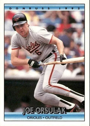 1992 Donruss Joseph Michael Orsulak Baseball Card #475