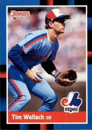 1988 Donruss Timothy Charles Wallach Baseball Card #222