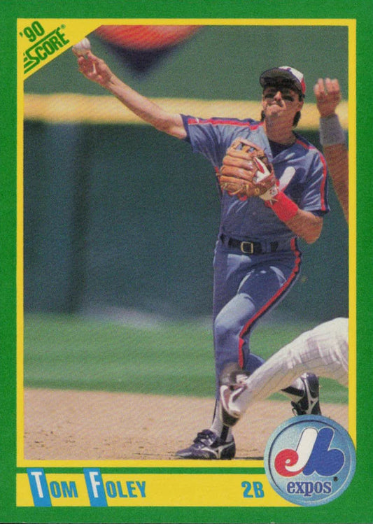 1990 Score Tom Foley Baseball Card #32