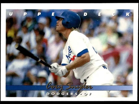 1993 Upper Deck Cory Snyder Baseball Card #791