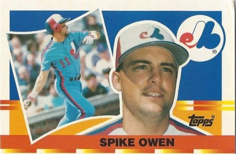 1990 Topps Spike Dee Owen Baseball Card #25