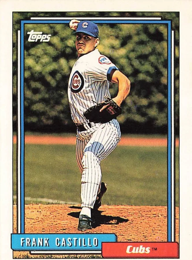 1992 Topps Frank Castillo Baseball Card #196