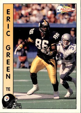 1991 NFL Pro Set Eric Green Football Card #257