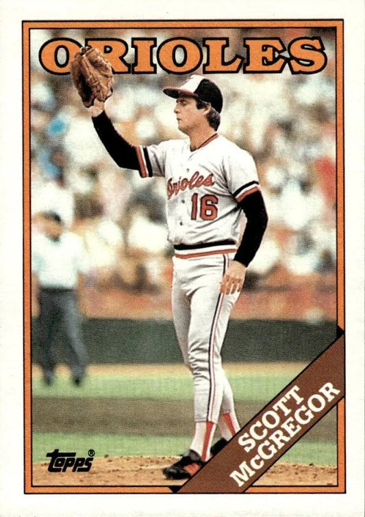 1988 Topps Scott McGregor Baseball Card #419