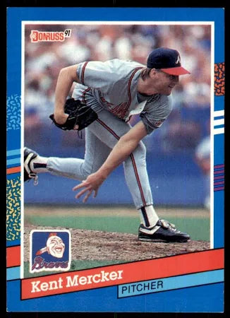 1991 Donruss Kent Franklin Mercker Baseball Card #299