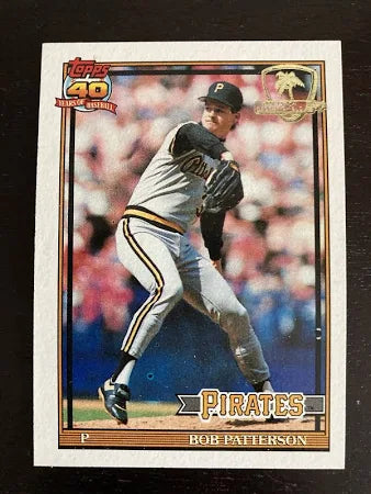1991 Topps Bob Patterson Baseball Card #479