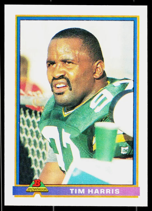 1991 Bowman Tim Harris Football Card #174