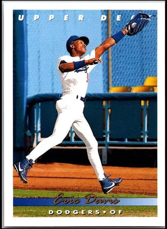 1993 Upper Deck Eric Davis Baseball Card #595