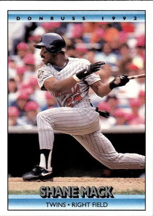 1992 Donruss Shane Lee Mack Baseball Card #345