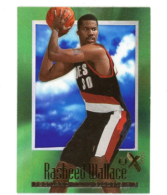 1997 Skybox E X 2000 Rasheed Wallace Basketball Card #60