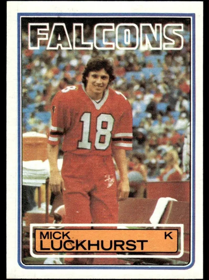 1983 Topps Mick Luckhurst Football Card #22