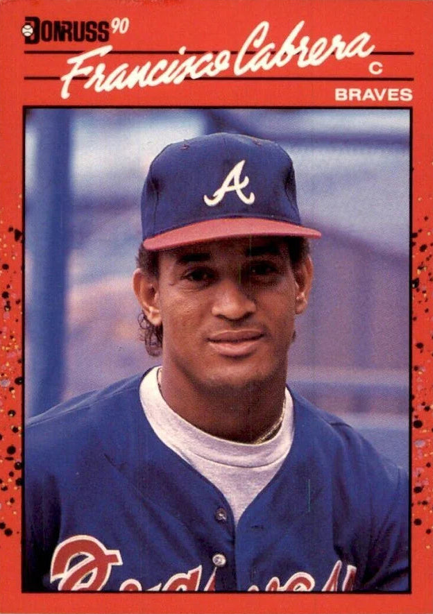 1990 Donruss Francisco Cabrera Baseball Card #646