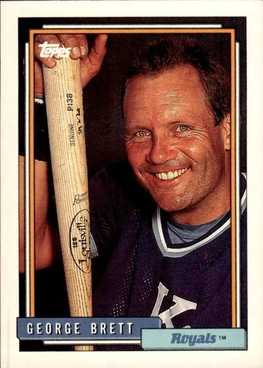 1992 Topps George Brett Baseball Card #620
