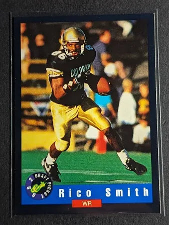 1992 Classic Draft Picks Rico Smith Football Card #82