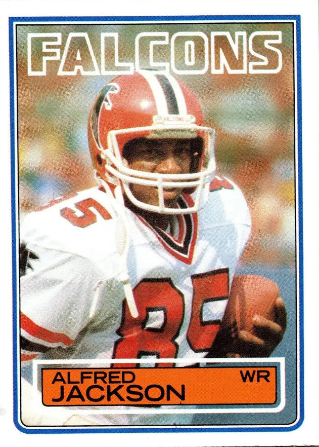1983 Topps Alfred Jackson Football Card #18