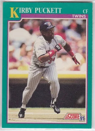 1991 Score Kirby Puckett Baseball Card #200