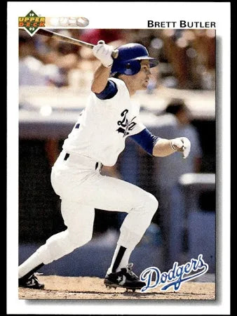 1991 Upper Deck Brett Butler Baseball Card #307