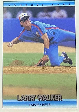1992 Donruss Larry Kenneth Robert Walker Baseball Card #259