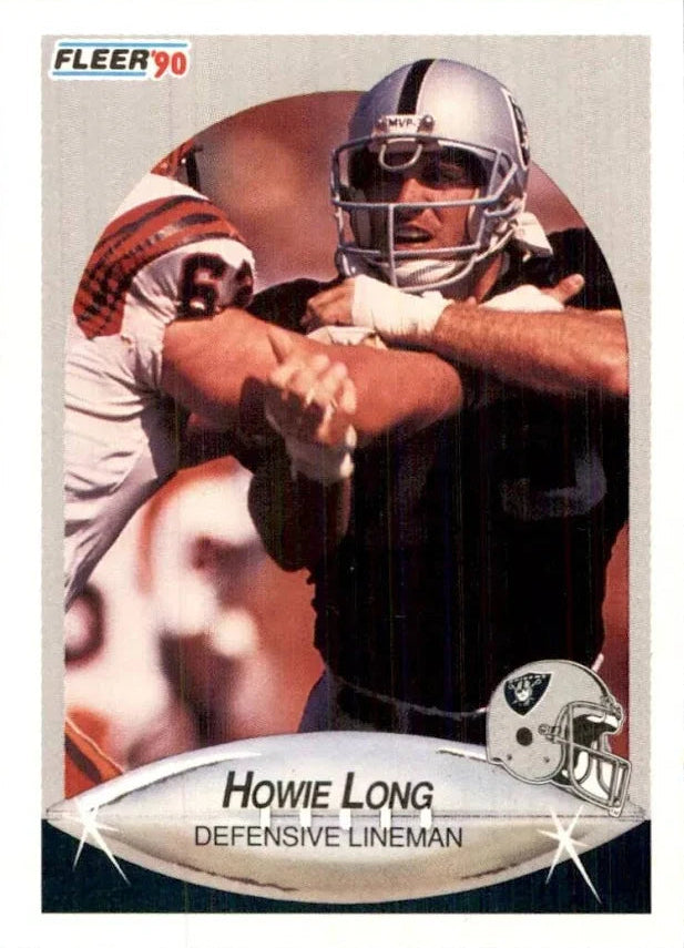 1990 Fleer Howie Long Football Card #257