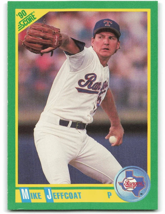 1990 Score Mike Jeffcoat Baseball Card #158