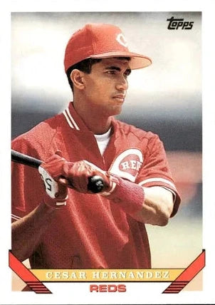 1993 Topps Cesar Hernandez Baseball Card #301