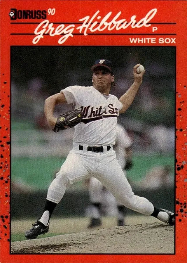 1990 Donruss James (Greg) Gregory Hibbard Baseball Card #384