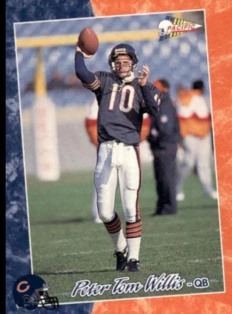 1993 Pacific Peter Tom Willis Football Card #139
