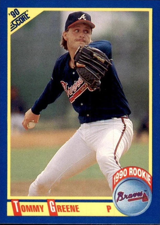 1990 Score Tommy Greene Baseball Card #640