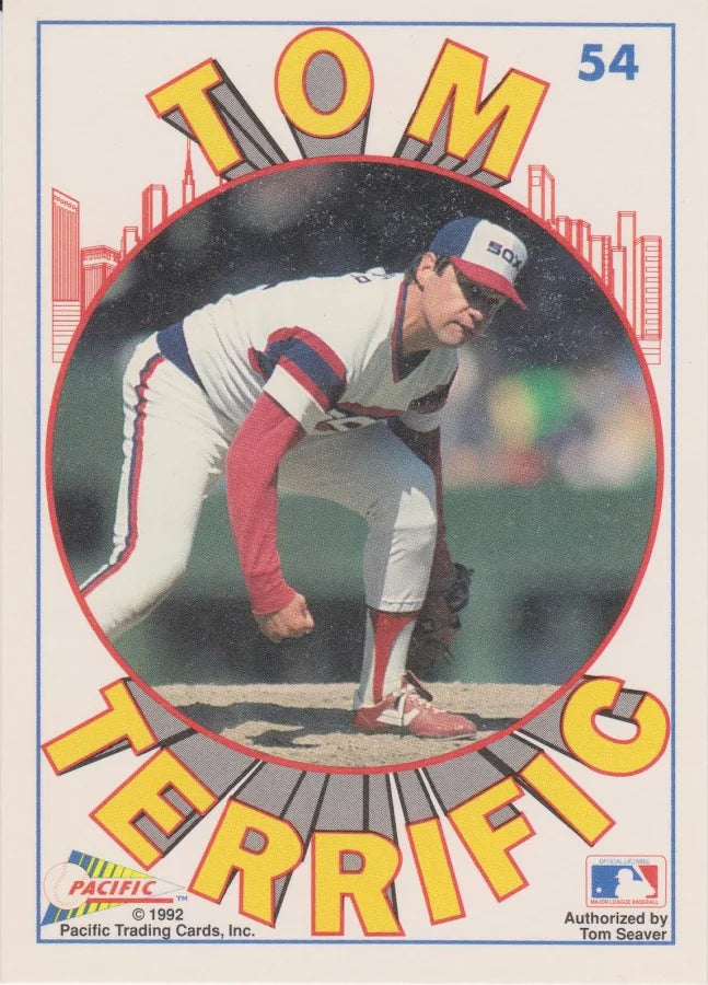 1992 Pacific Tom Terrific Tom Seaver Chicago White Sox Pitcher Baseball Card #54