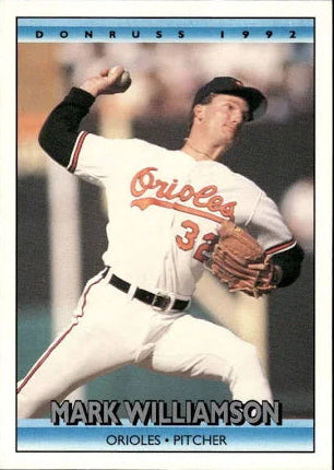 1992 Donruss Mark Alan Williamson Baseball Card #511