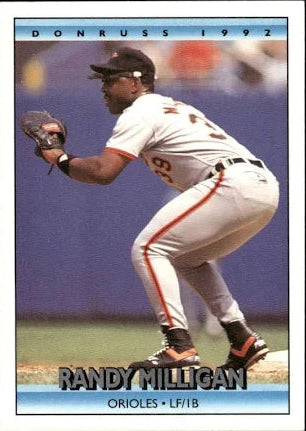 1992 Donruss Randall Andre Milligan Baseball Card #222