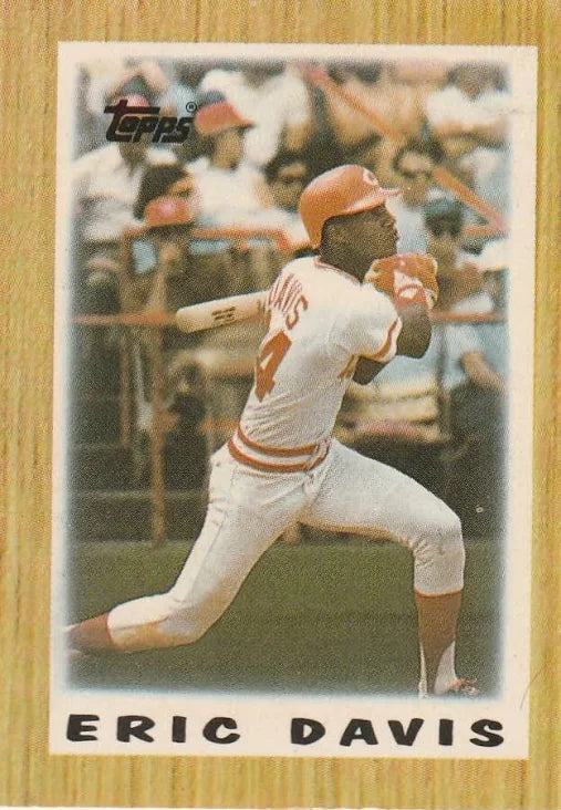 1987 Topps Eric Davis Baseball Card #4