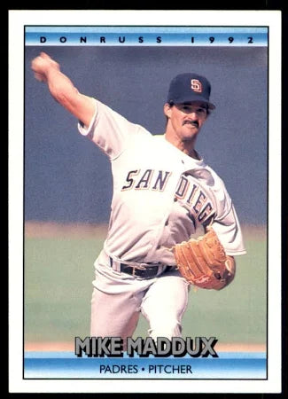 1992 Donruss Michael Ausley Maddux Baseball Card #450