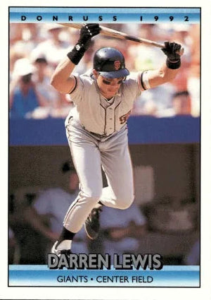 1992 Donruss Darren Joel Lewis Baseball Card #615