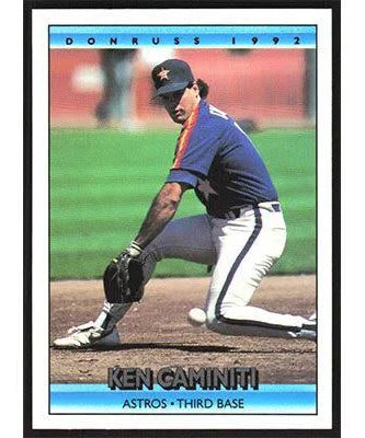 1992 Donruss Kenneth Gene Caminiti Baseball Card #66