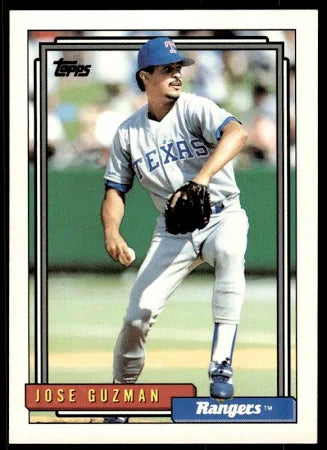 1992 Topps Jose Guzman Baseball Card #188