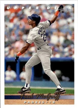 1993 Upper Deck Fred McGriff Baseball Card #577