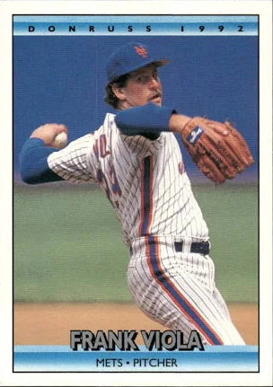 1992 Donruss Frank John Viola Jr. Baseball Card #498