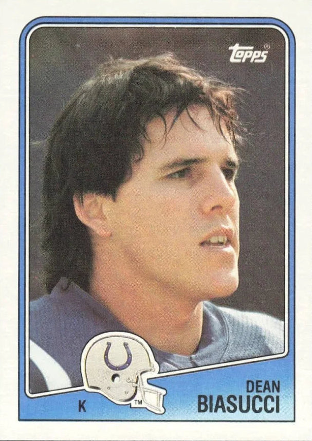 1988 Topps Dean Biasucci Football Card #122