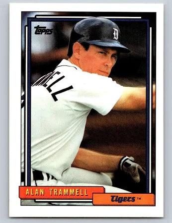 1992 Topps Alan Trammell Baseball Card #120