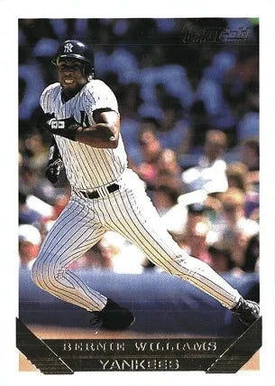 1993 Topps Bernie Williams Baseball Card #222