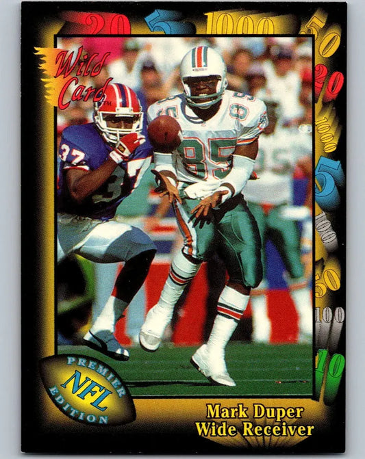 1991 AAA Sports Wild Card Mark Duper Football Card #16