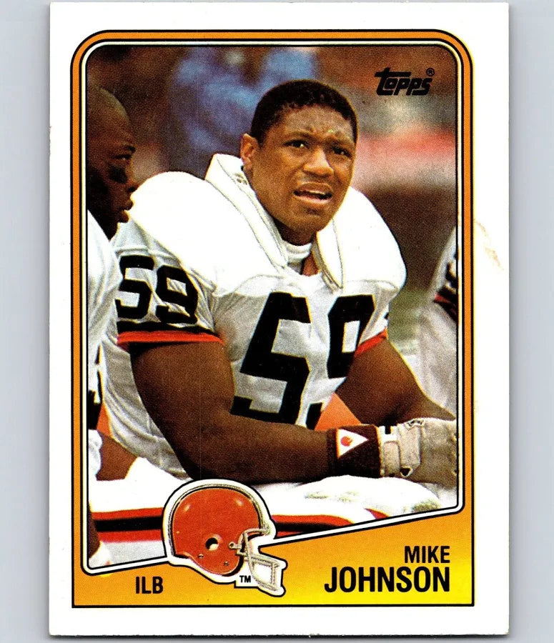 1988 Topps Mike Johnson Football Card #96
